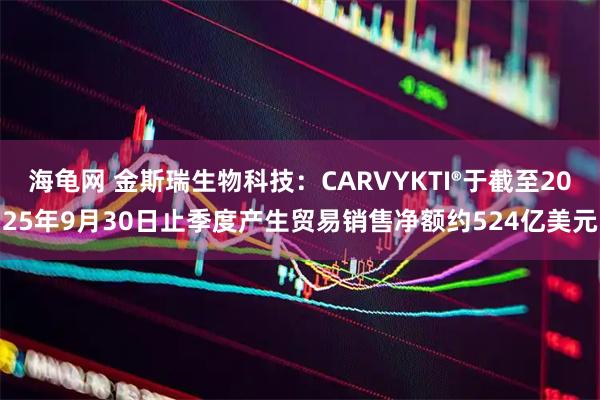 海龟网 金斯瑞生物科技：CARVYKTI®于截至2025年9月30日止季度产生贸易销售净额约524亿美元