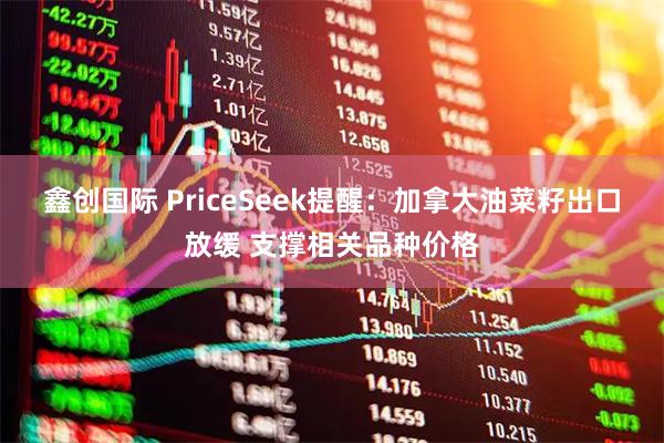 鑫创国际 PriceSeek提醒：加拿大油菜籽出口放缓 支撑相关品种价格